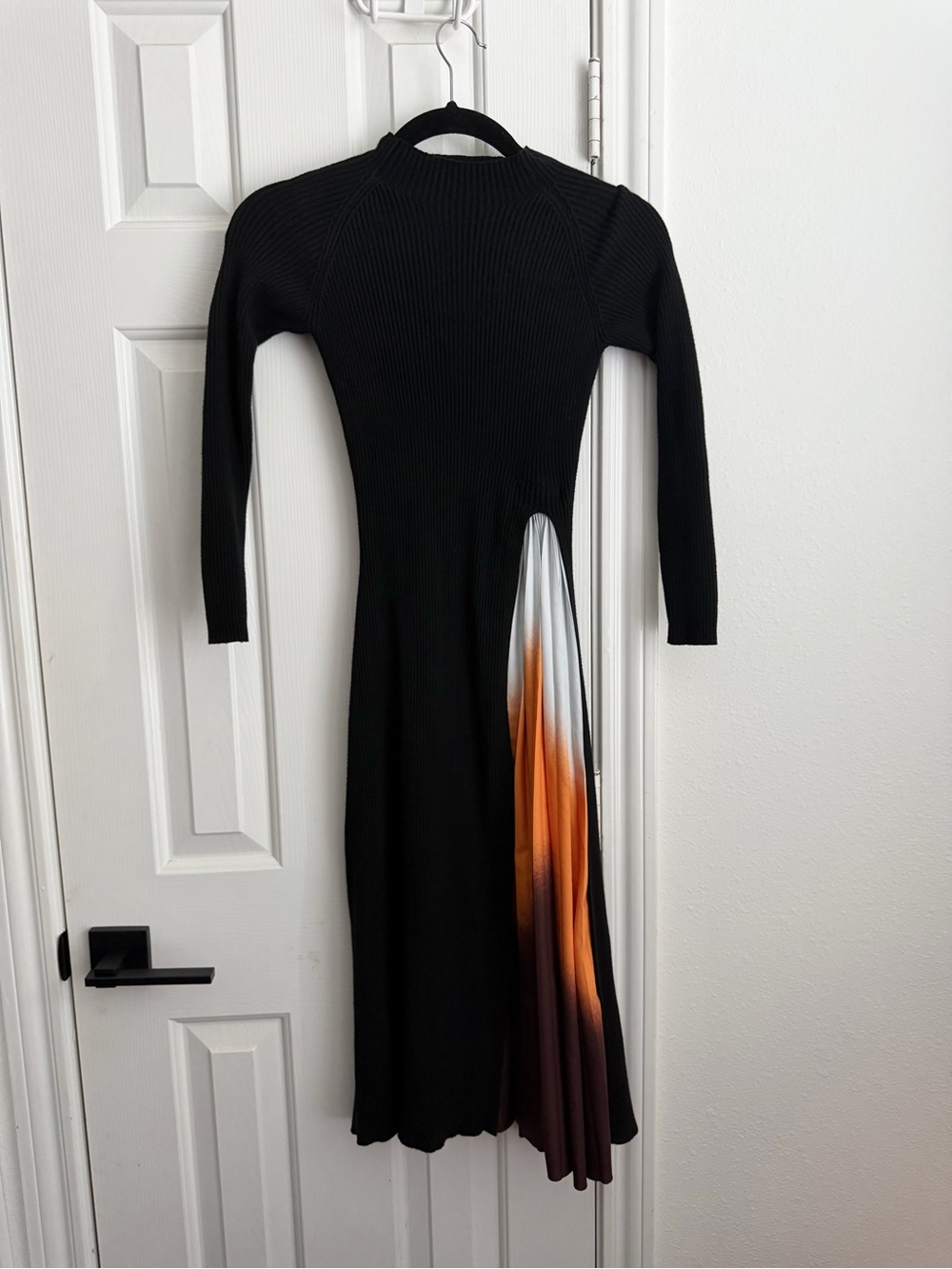 Bella Barnett Knit Dress with Orange Gradient Panel